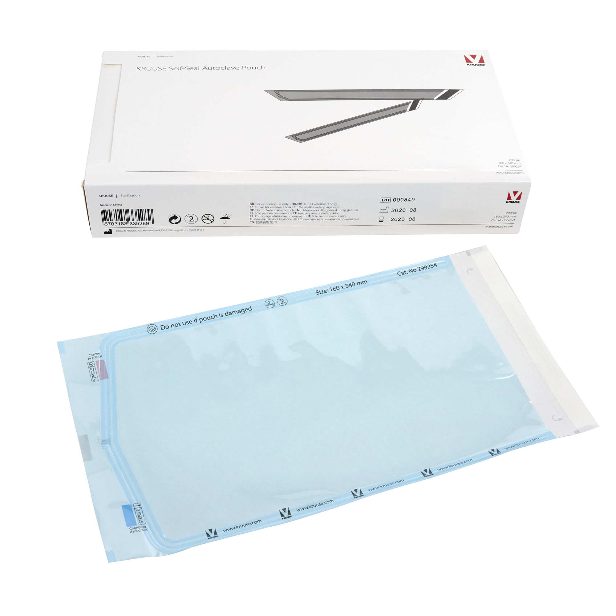 Self Seal Autoclave Bags Molloy Veterinary